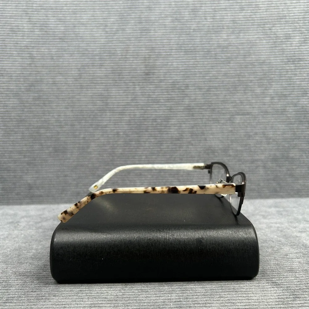 Marchon NYC Uptown M-NEUE 250 Brown Cat Eye Y2k Eyeglasses Frames 53-16-135